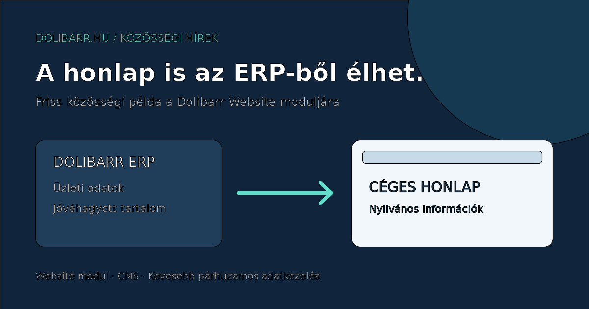 A Dolibarr a saját honlapját is megépíti? Friss példa Münchenből illusztrációja